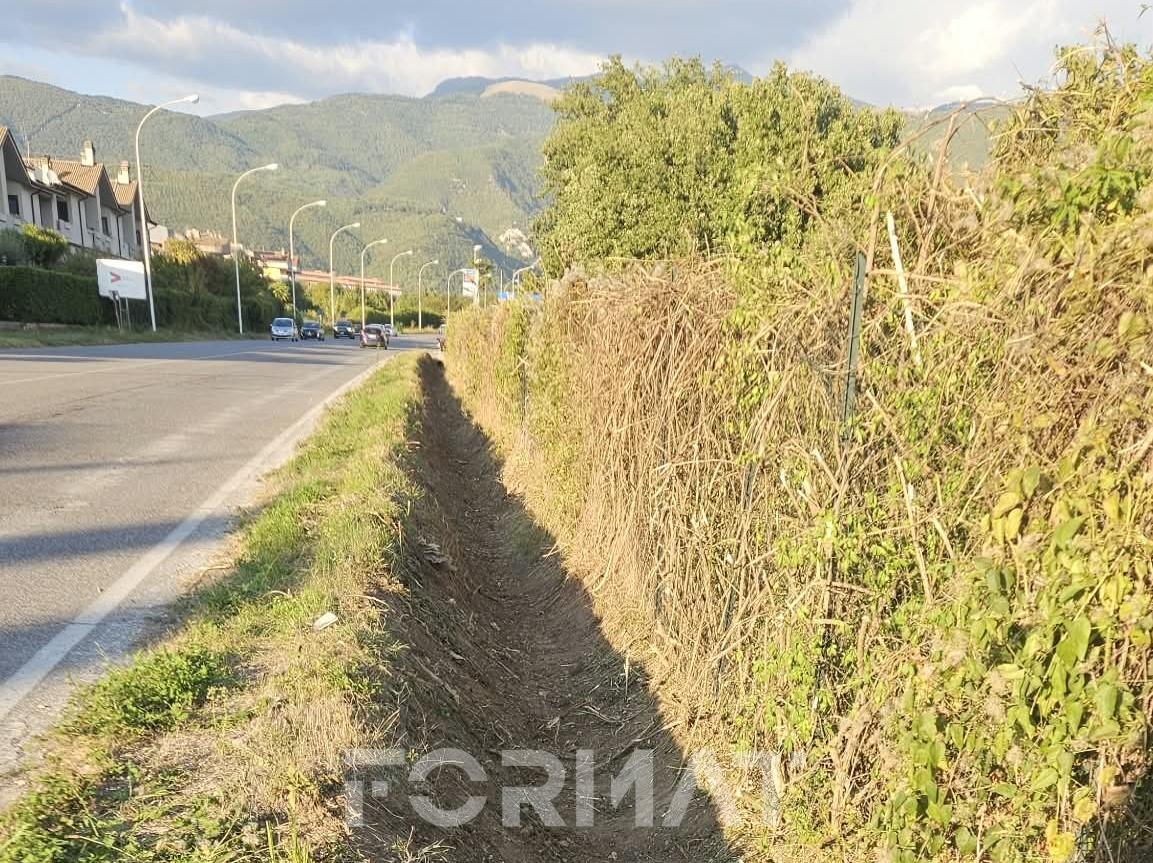 Completati gli interventi di pulizia di alcuni fossi e il ripristino della strada di Poggio Perugino