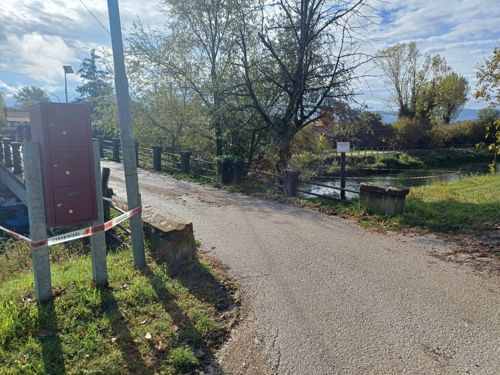 Rivodutri, emerge un ordigno bellico dal canale di Santa Susanna
