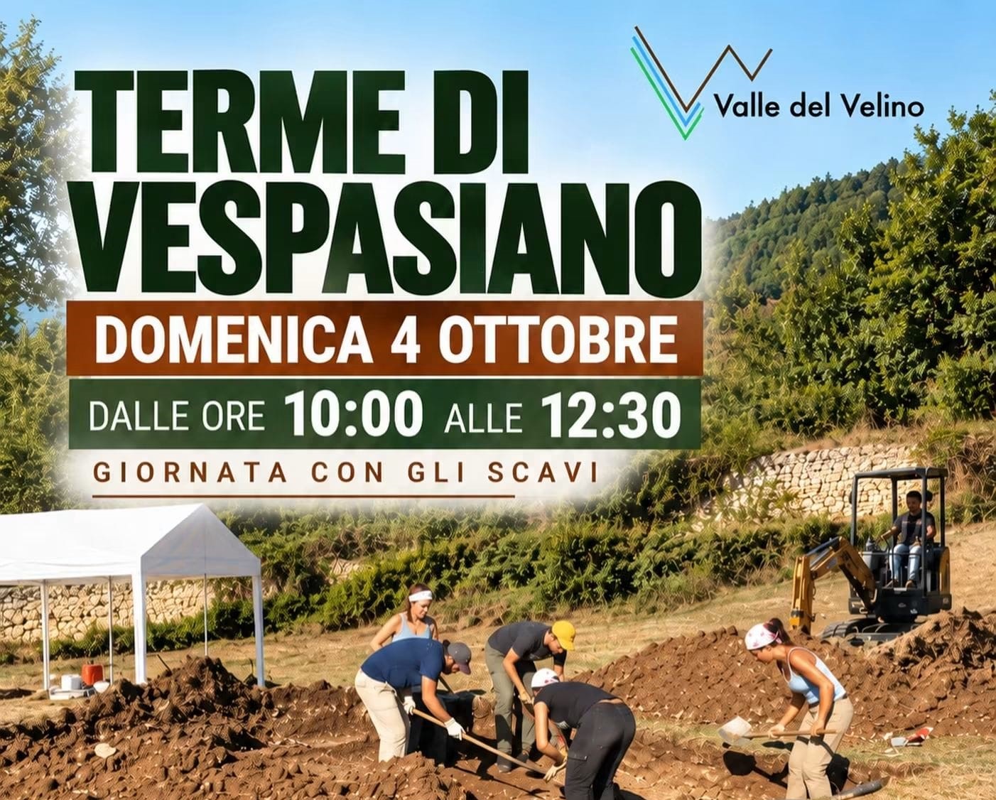 Domenica 4 ottobre: una giornata agli scavi delle Terme di Vespasiano