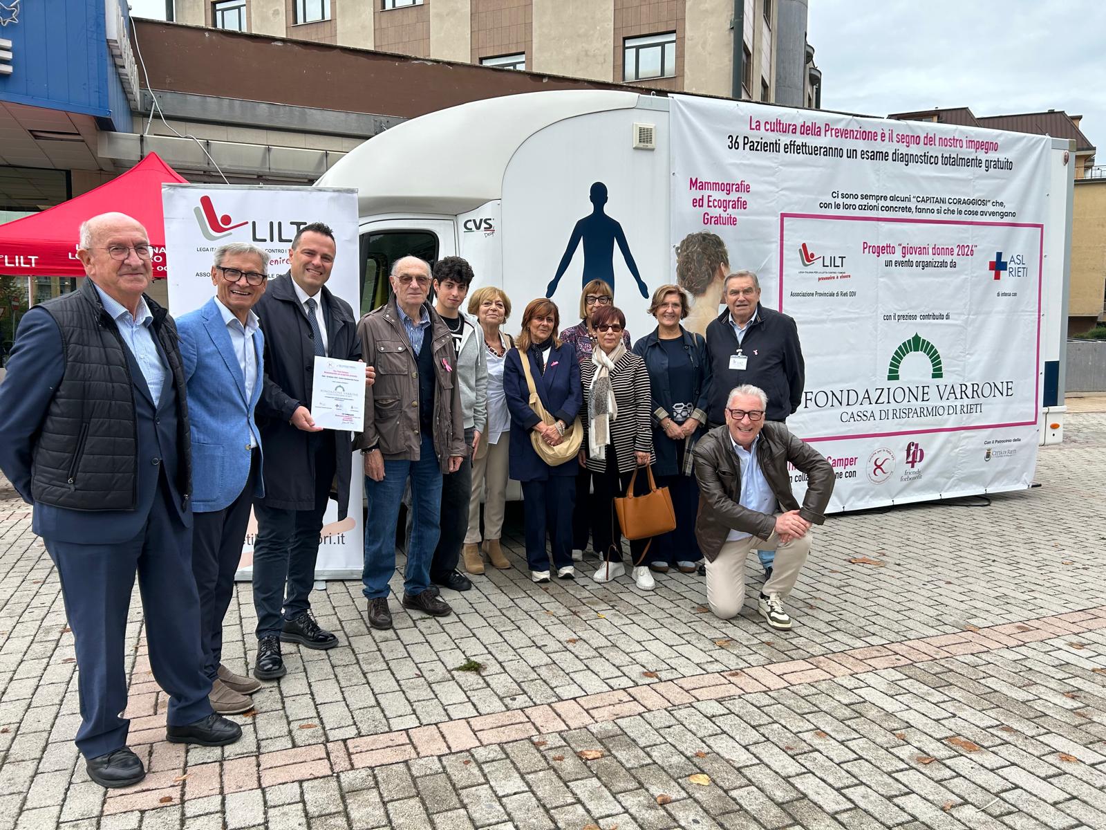 Successo per il Progetto Giovani Donne della LILT: mammografie ed ecografie al Perseo